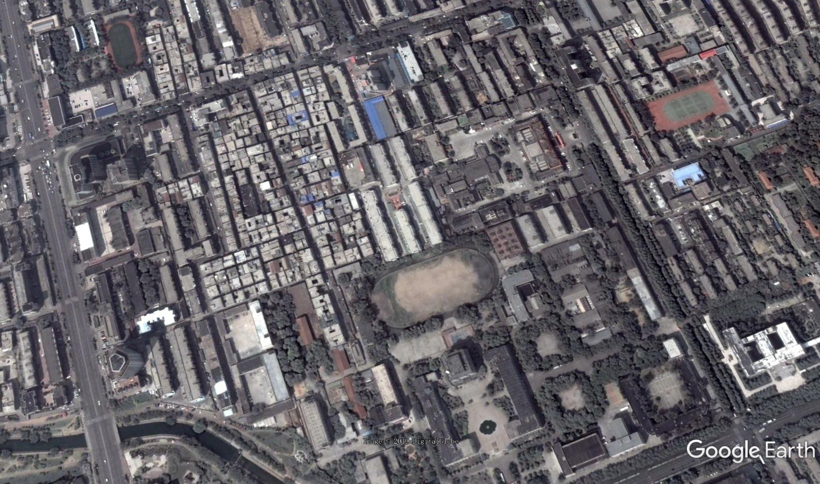 于砦20050810卫星图